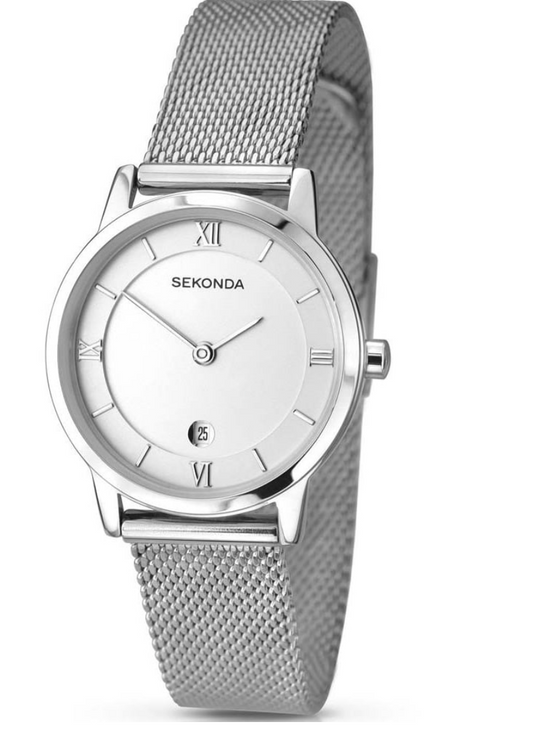 Sekonda Ladies Stainless Steel Mesh Bracelet Watch 2101