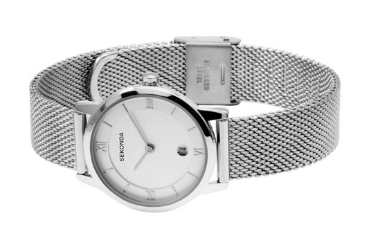 Sekonda Ladies Stainless Steel Mesh Bracelet Watch 2101