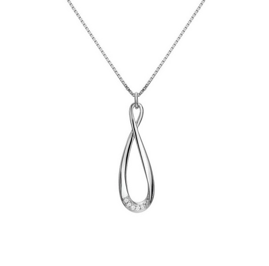 Hot Diamonds Silver Flourish Pendant DP927