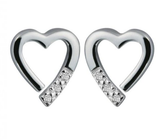 Hot Diamonds Memories Silver Earrings DE110