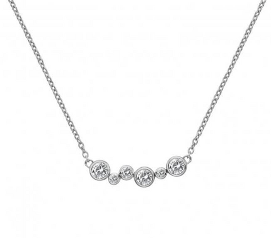 Hot Diamonds Sterling Silver Tender Necklace DN147