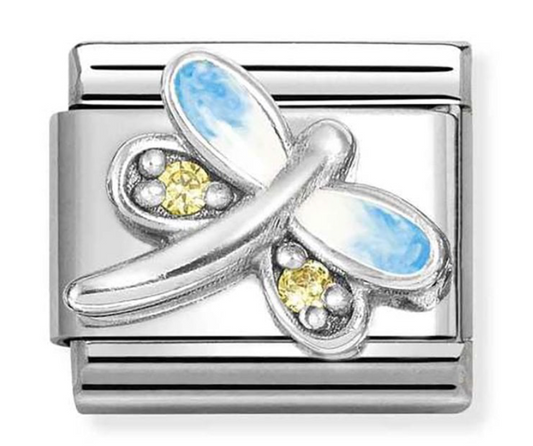 Nomination Classic Silver Blue Butterfly Charm 33032110