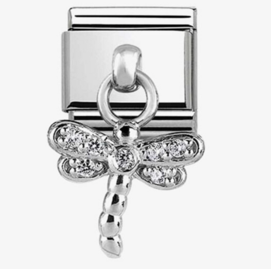 Nomination Classic Silvershine Dragonfly Charm 33180013