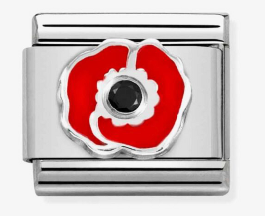 Nomination Classic Poppy Crystal Charm 33030517