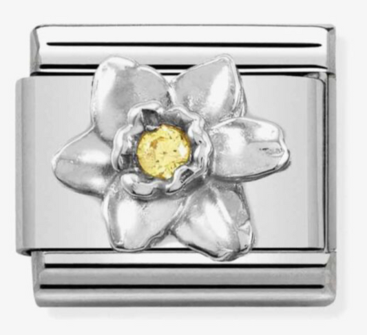 Nomination Classic Daffodil Crystal Charm 33031114