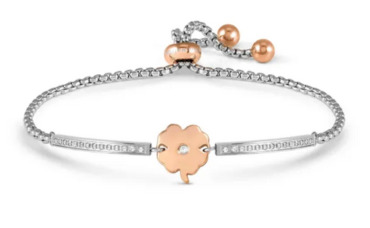 Nomination Rose Gold Milleluci Clover Bracelet