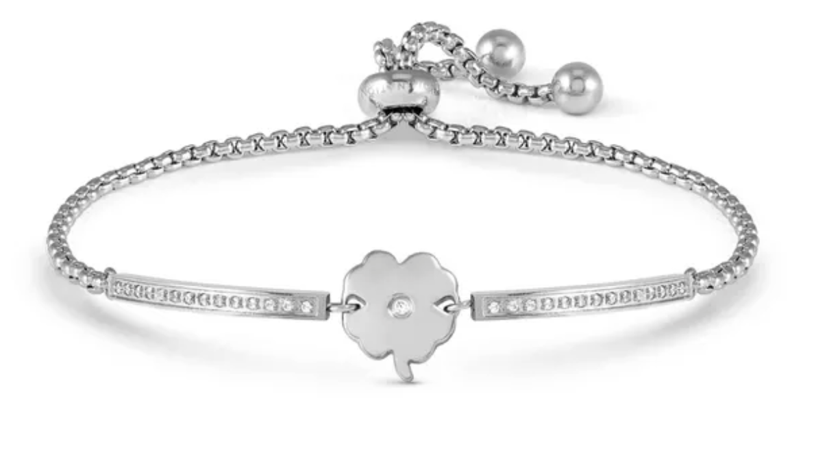 Nomination Silver Milleluci Clover Bracelet
