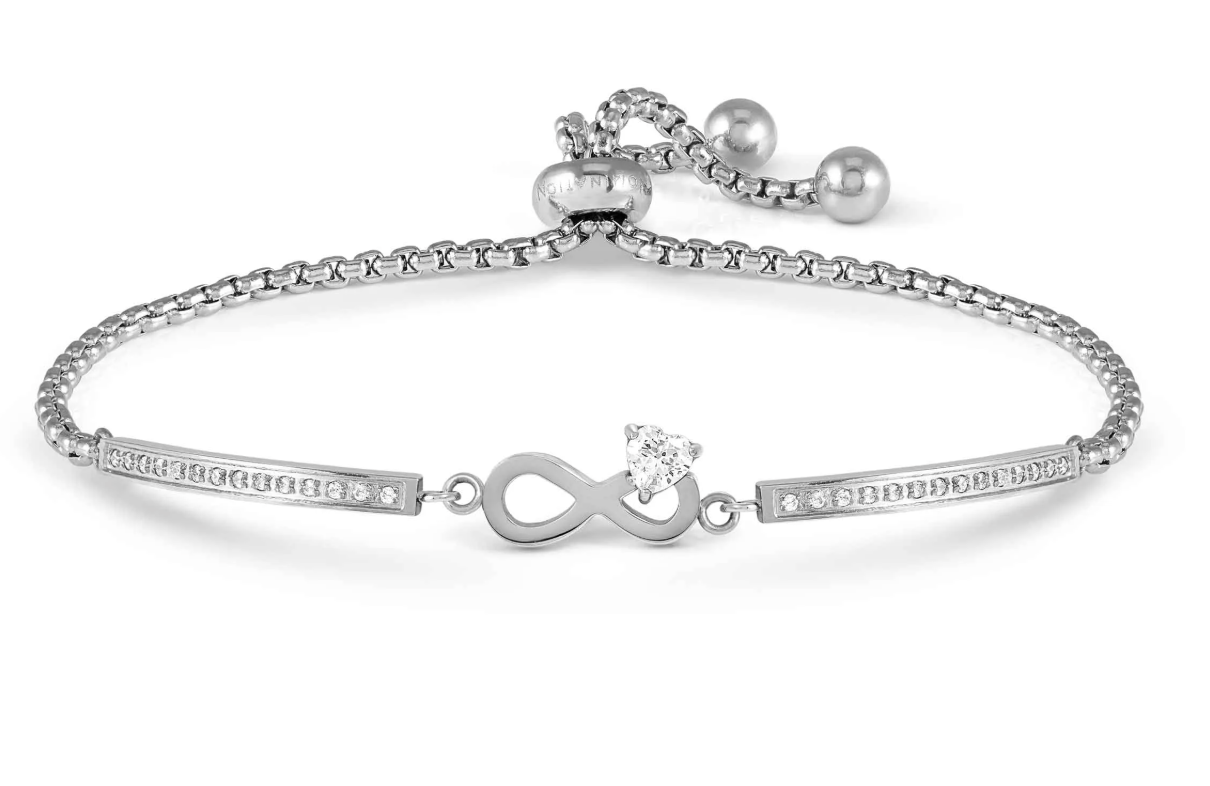 Nomination Silver Milleluci Infinity Bracelet Refined Edition