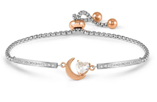 Nomination Rose Gold Milleluci Moon Bracelet Refined Edition