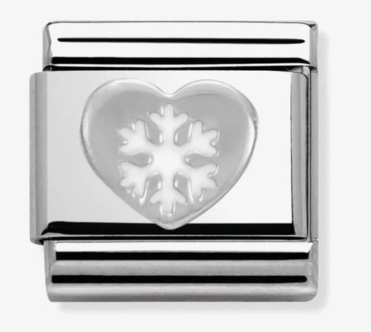 Nomination Classic Heart Star with Snowflake Charm 33020402