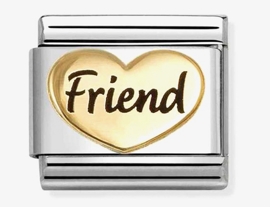 Nomination Classic Symbols Friend Heart Charm 03028584