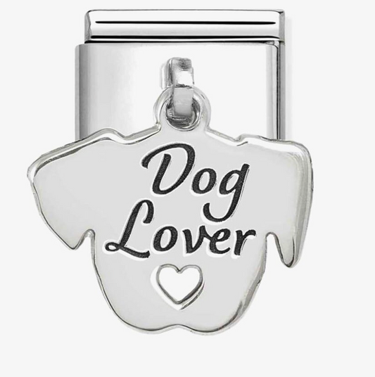 Nomination Classic Plates Dog Lover Dropper Charm 33181113