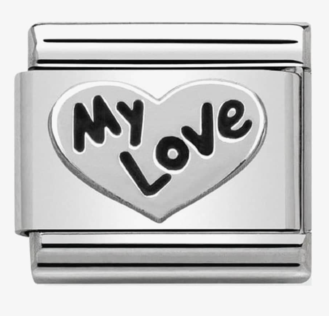 Nomination Classic Silvershine Symbols Heart My Love Charm 33010109