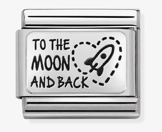 Nomination Classic Composable Silver To the Moon and Back Charm 33011139