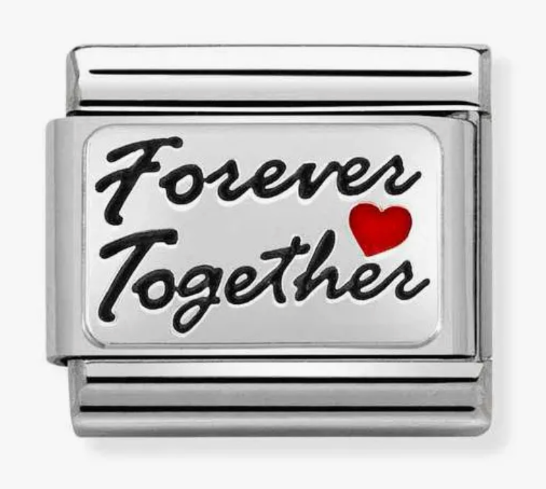 Nomination Classic Silver Forever Together with Heart Charm 33020853