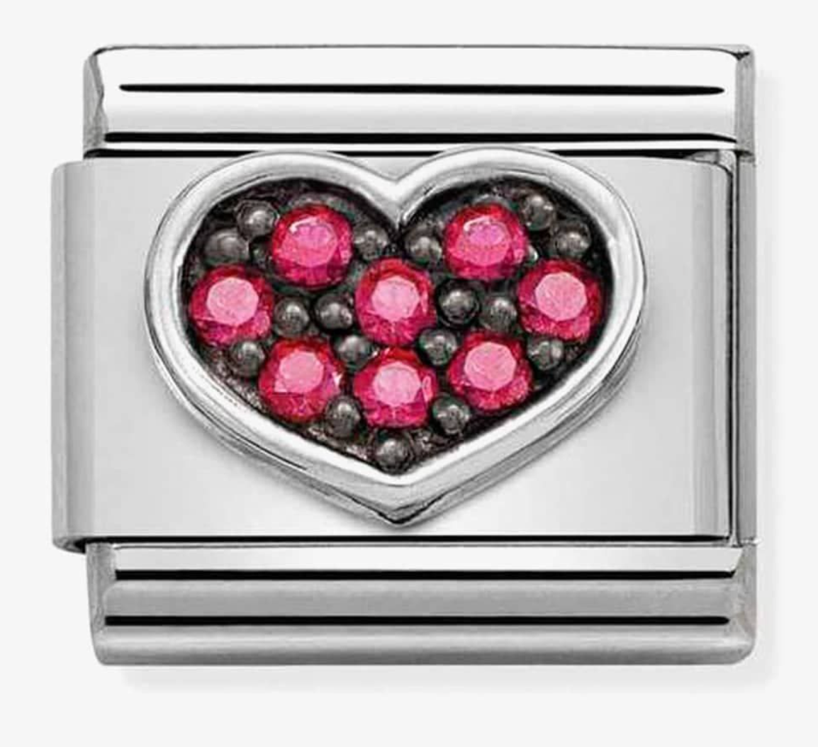 Nomination Classic Composable Symbols Heart Fuchsia Charm 33032306