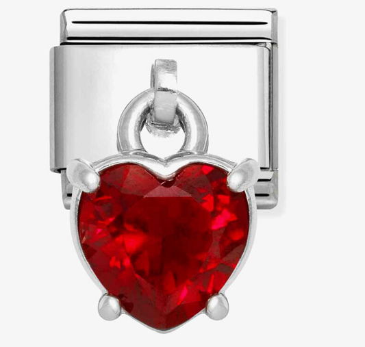 Nomination Classic Red Heart Dangle Charm 33181213