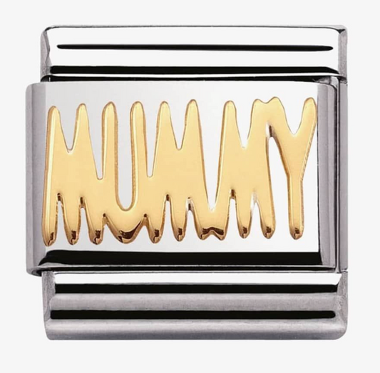 Nomination Classic Gold Writings Mummy Charm 03010721