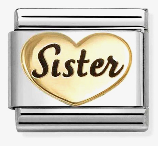 Nomination Classic Symbols Sister Heart Charm 03028578