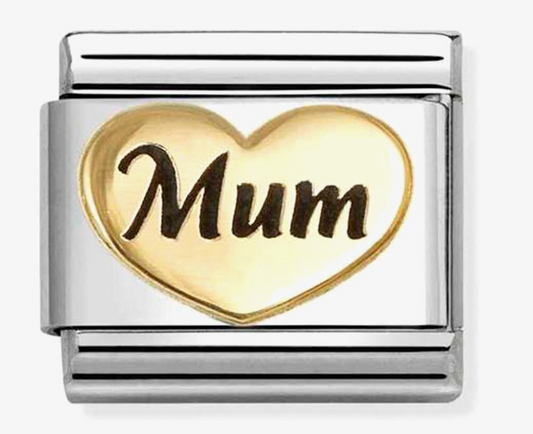 Nomination Classic Symbols Mum Heart Charm 03028580