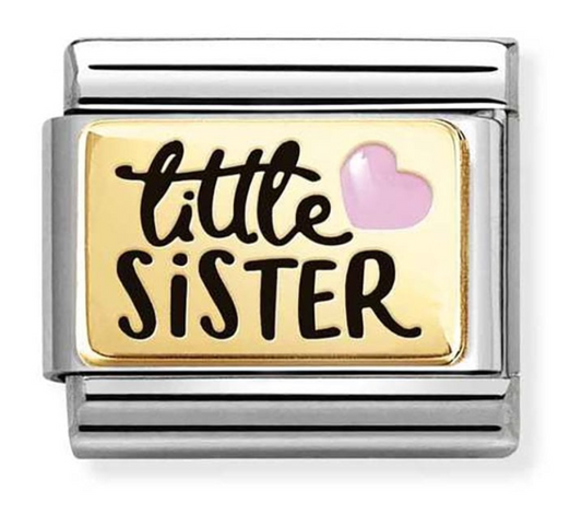 Nomination Classic Gold Pink Little Sister Charm 03028906