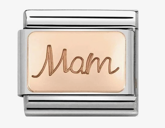 Nomination Classic Rose Gold Engraved Mam Charm 43010803
