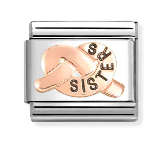 Nomination Rose Gold Sisters Knot Composable Charm 43020238