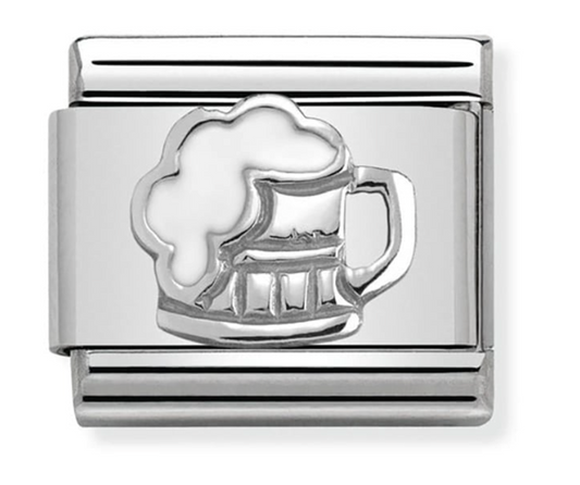 Nomination Classic Silvershine Pint Of Beer Charm 33020234