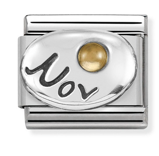 Nomination Classic Silvershine November Birthstone Charm 33050511
