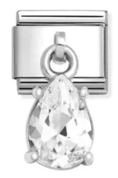 Nomination Classic Dangle Pear Cut Stone Charm 33181210