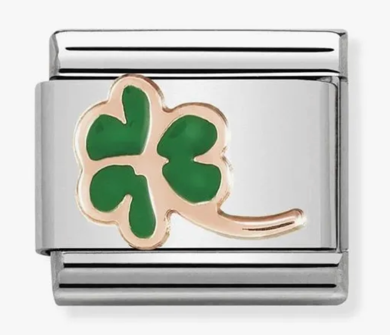 Nomination Classic Rose Gold Clover Charm 43020201