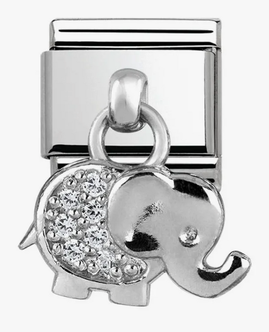 Nomination Classic Silver Elephant Pendant Charm 33180017