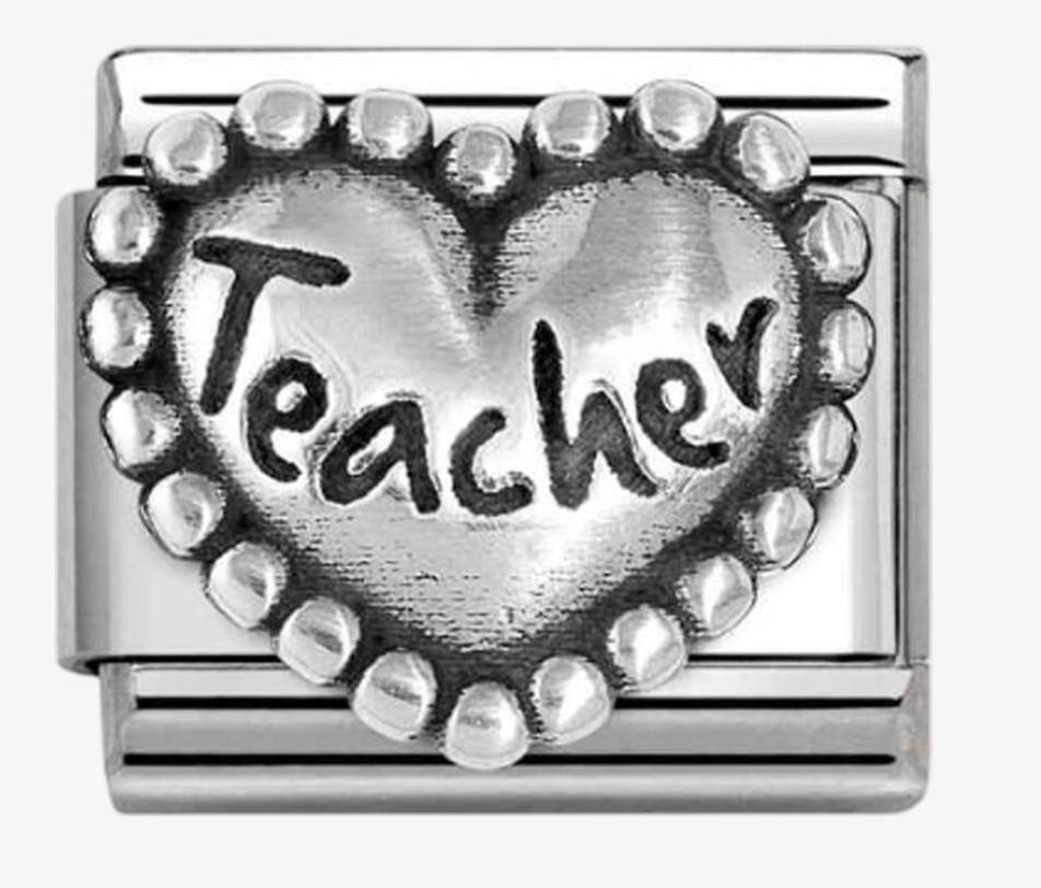 Nomination Classic Teacher Bead Heart Charm 03010189