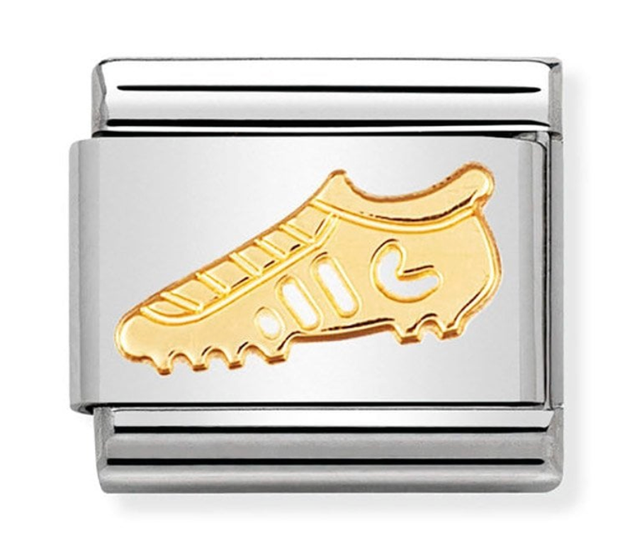 Nomination Classic Gold Football Boot Charm 03010604