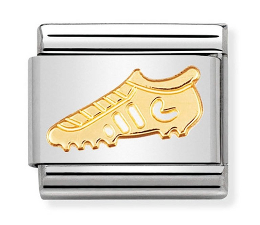 Nomination Classic Gold Football Boot Charm 03010604