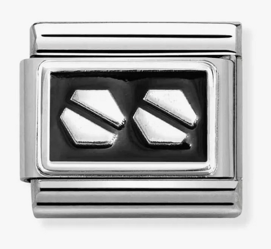 Nomination Classic Silver Enamel Hex Screws Charm 33020633