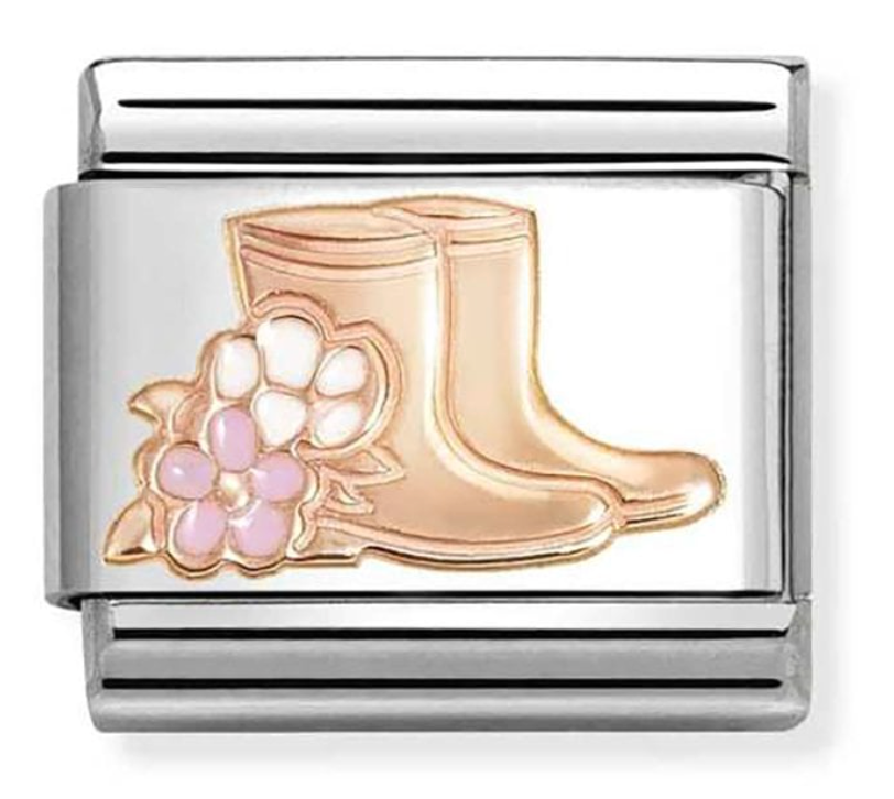 Nomination Classic Rose Wellies Charm 43020220