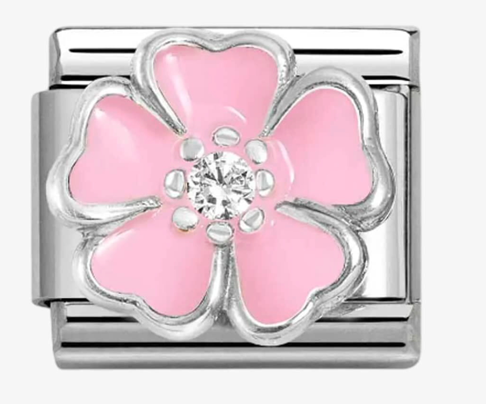 Nomination Classic Symbols Pink Flower Charm 33032114