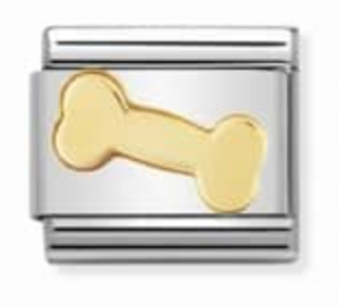 Nomination Classic Gold Bone Composable Charm 03011009