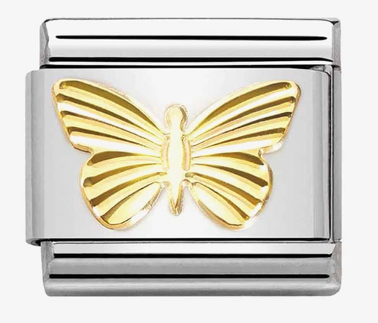 Nomination Classic Composable Gold Coated Butterfly Charm 03014945