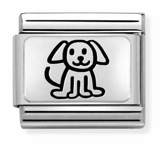 Nomination Classic Silvershine Dog Charm 33010952