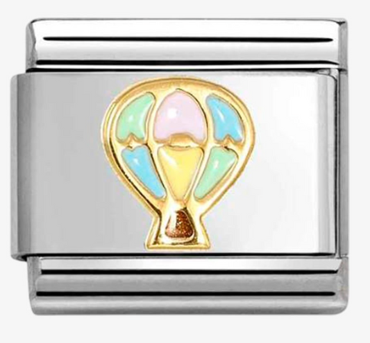 Nomination Classic Gold Hot Air Balloon Charm 03028566