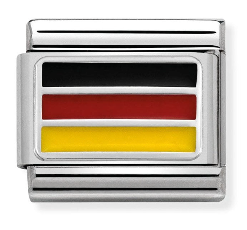 Nomination Classic Silvershine Germany Flag Charm 33020714