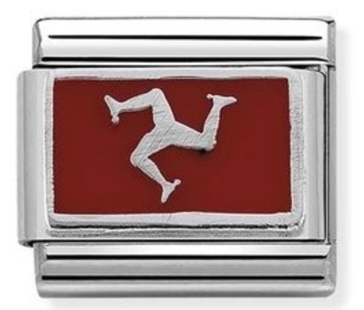 Nomination Classic Silver & Enamel Isle of Man 33020903