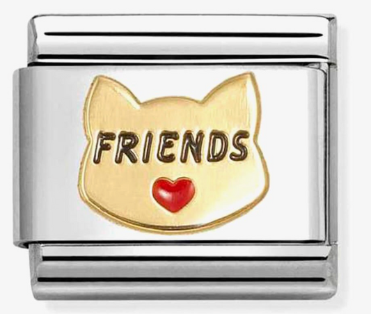 Nomination Classic Symbols Friends Cat Charm 03028568