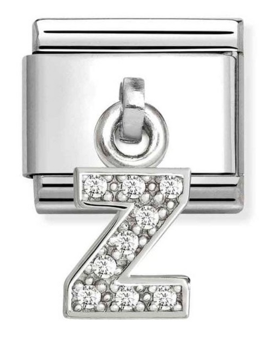 Nomination Classic Silvershine Sparkling Letter Z Charm 33181826