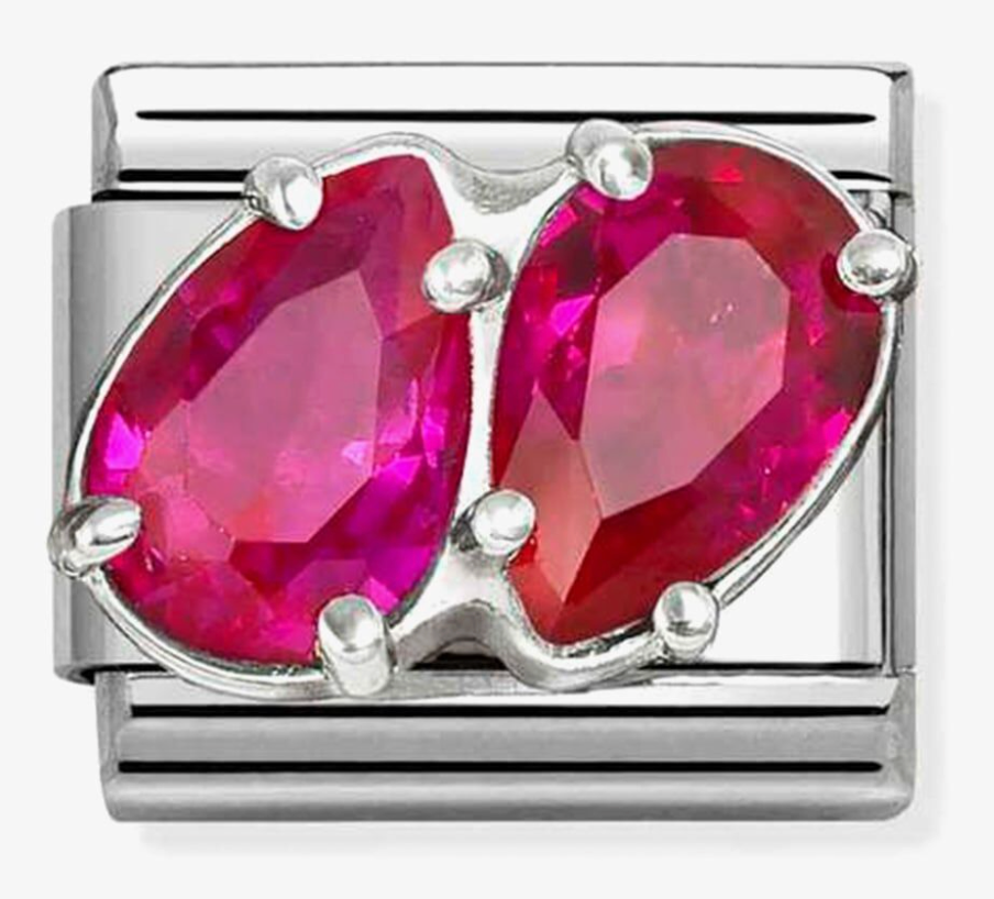 Nomination Classic Double Red Teardrop Charm 33032911