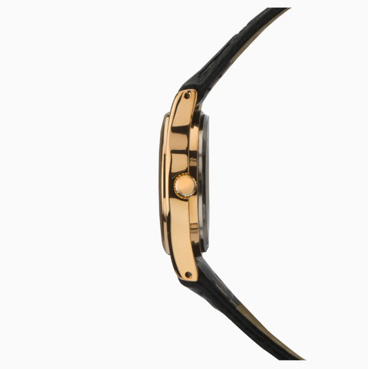 Sekonda Easy Reader Ladies Watch with Gold Case & Leather Upper Strap 4493