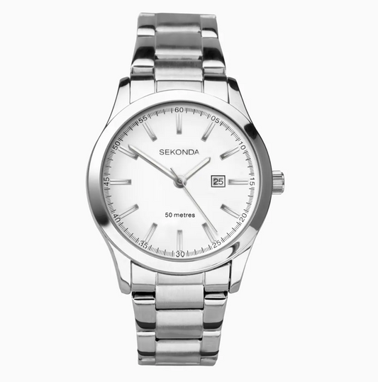 Sekonda Taylor Ladies Watch with Silver Case & Stainless Steel Bracelet 40363
