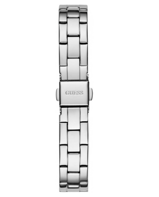 Guess Brilliant Women's Rectangle Crystal Dial Stainless Steel Bracelet Watch
